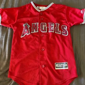 Anaheim Angels Trout Jersey Size Youth Small